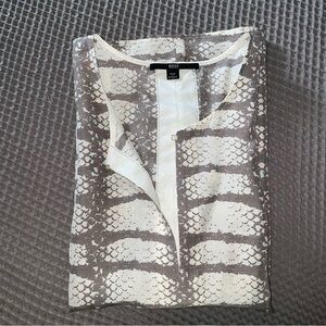 BOSS Hugo Boss Silk Tank Top snake print